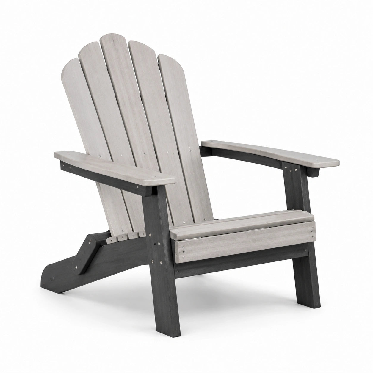 Adirondackstuhl aus Akazienholz Grau 88x75x90 cm