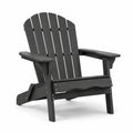 Adirondack Gartenstuhl aus Polyethylen Schwarz