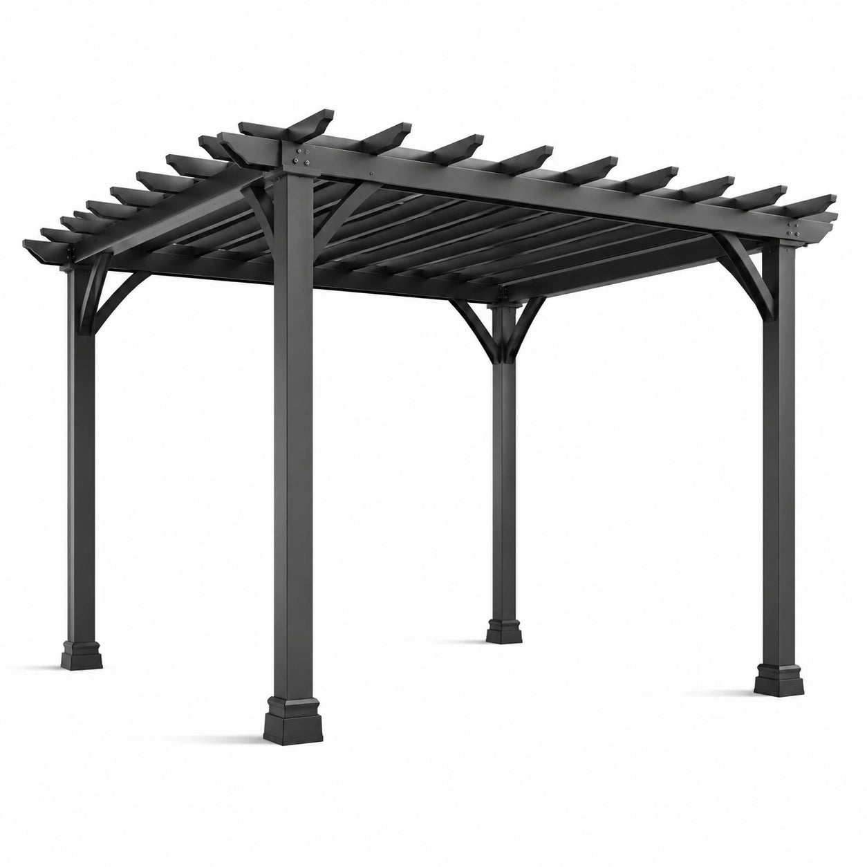 Aluminium Pergola 3x3m Schwarz