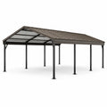 Aluminium Carport mit Polycarbonat-Dach 6m x 4m