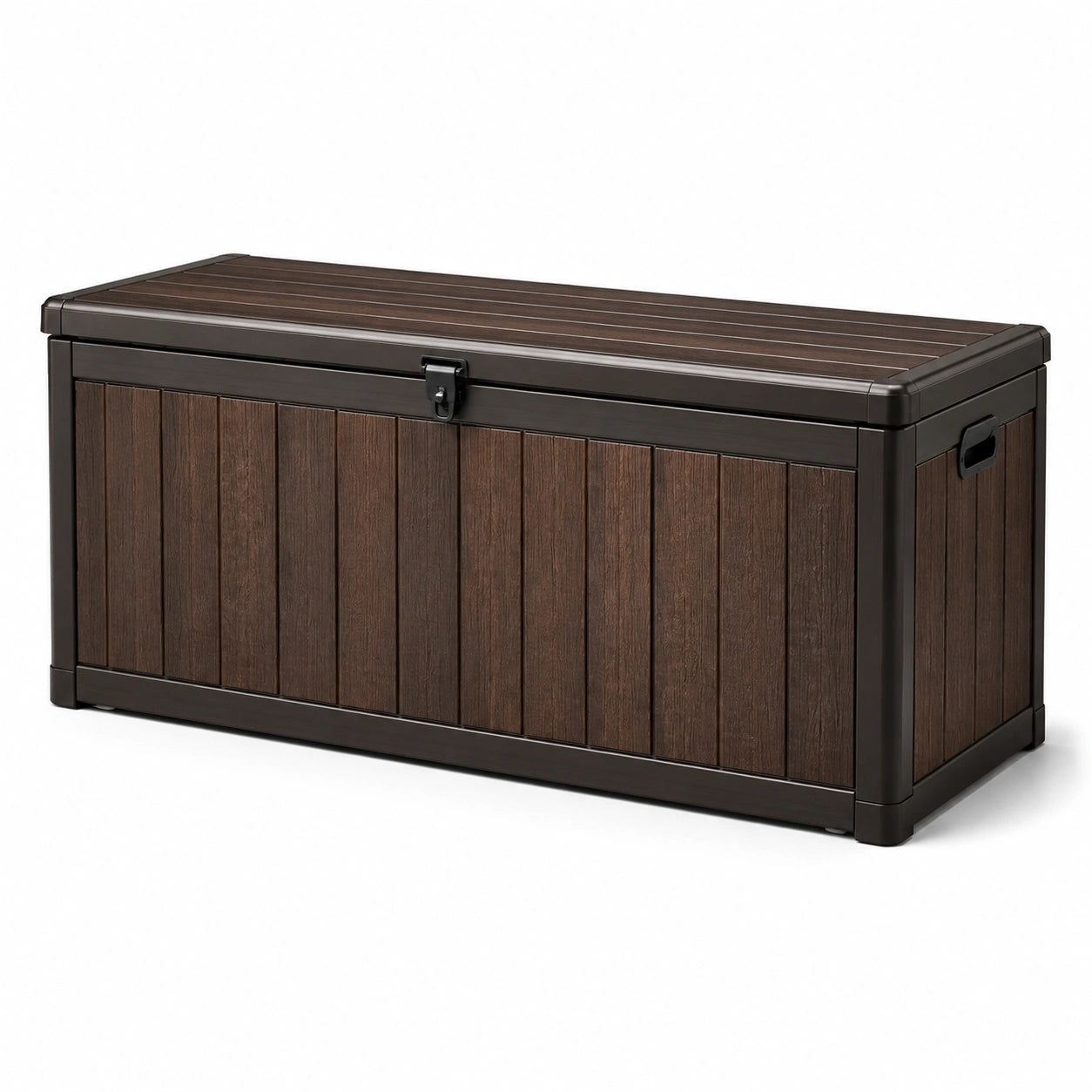 Gartenbox Kunststoff Braun 120x45x60 cm