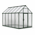 Gewächshaus Aluminium Polycarbonat 250cm x 190cm x 195cm Grün