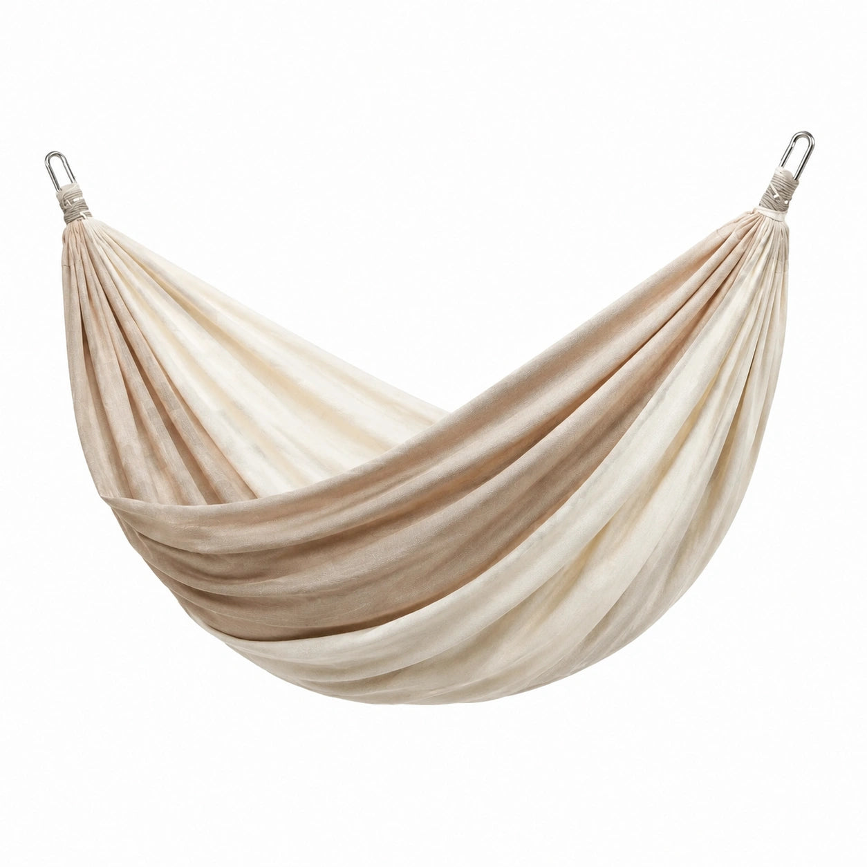Baumwoll-Hängematte Beige/Braun 200x150 cm